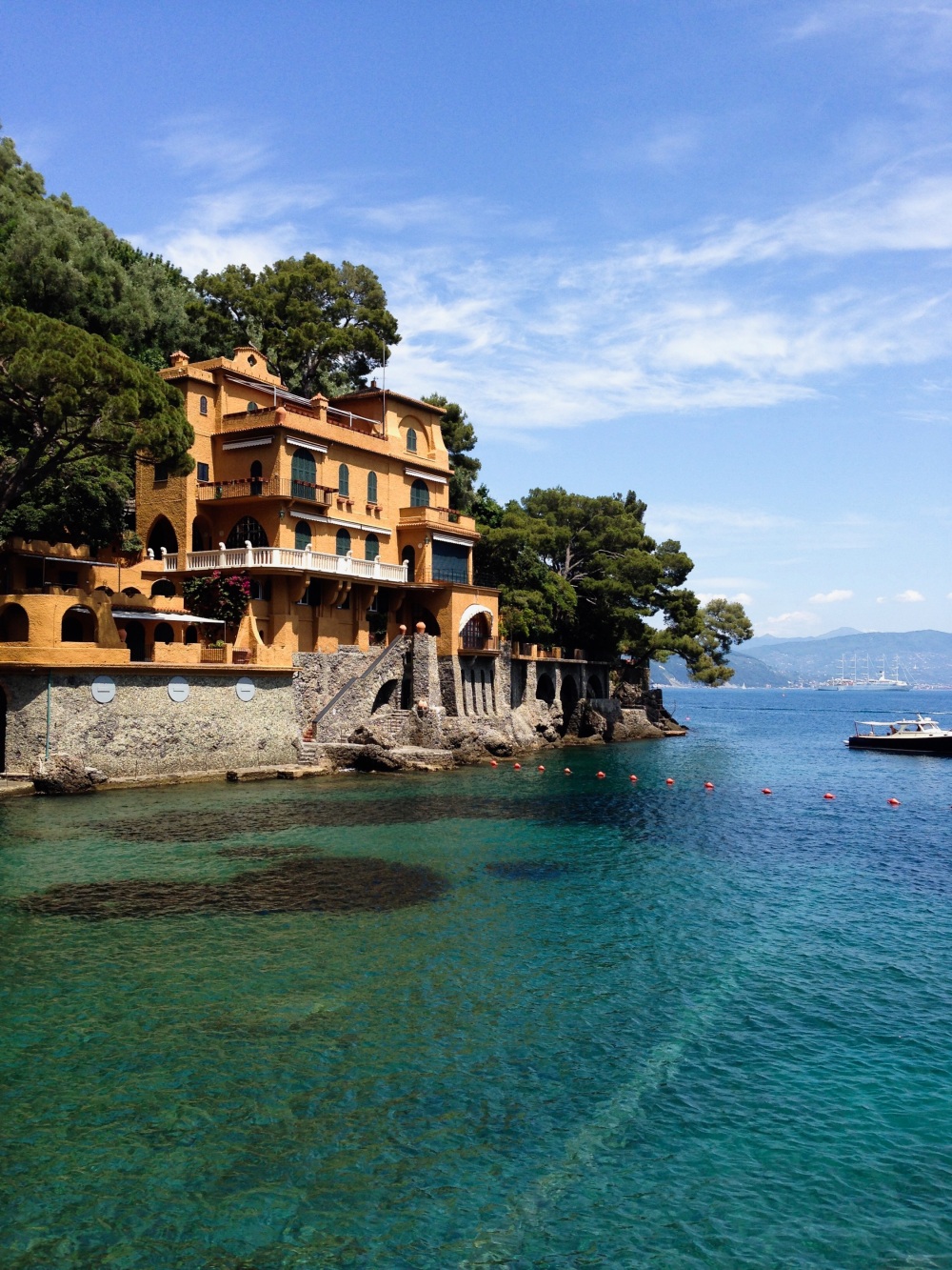 Portofino italy, backpack europe travel 