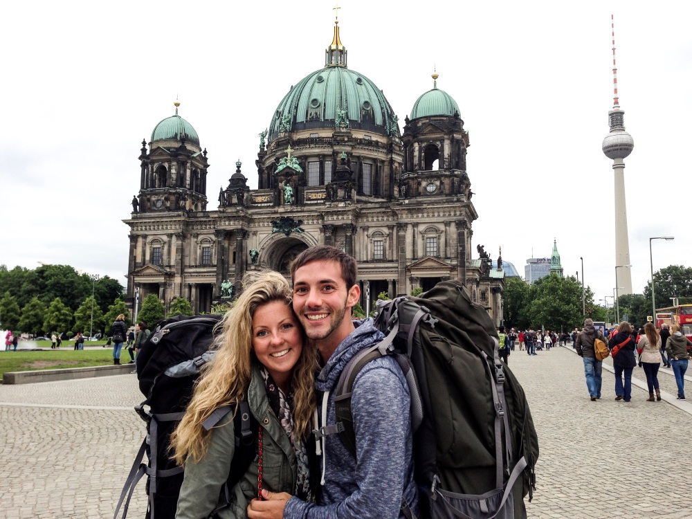 berlin, germany, backpack europe, travel couple